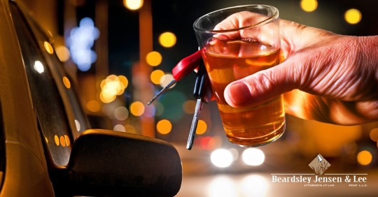 alcoholic drink and car keys