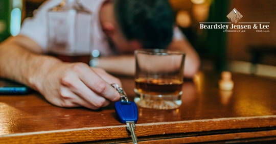 drunk man holding car keys