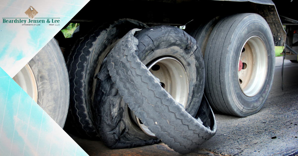 3 Hazards of Tire Blowouts Beardsley, Jensen & Lee
