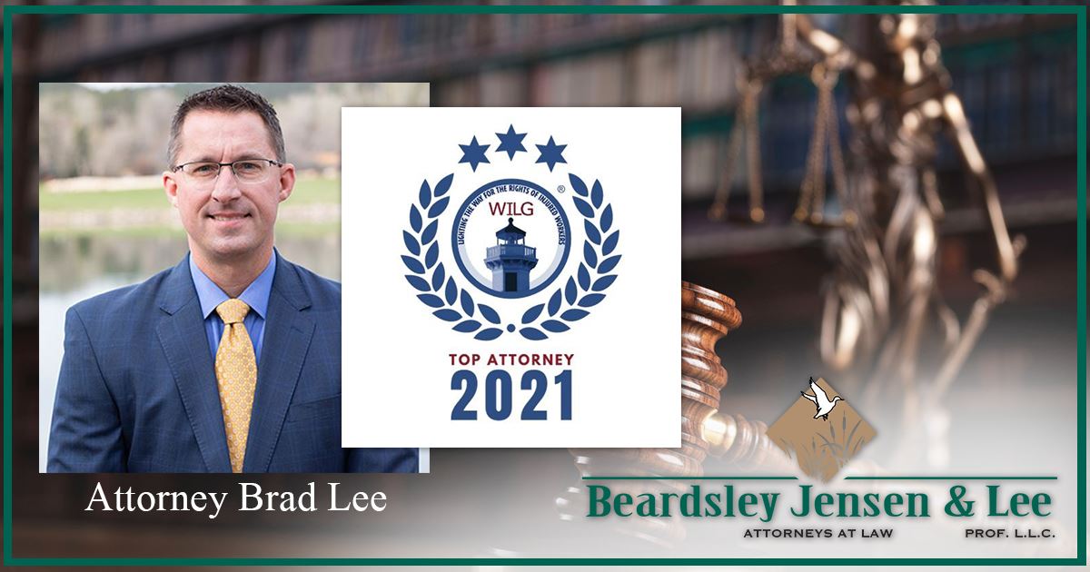 Attorney Brad Lee Awarded “Top Attorney 2021” Award by WILG